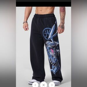 YoungLA Blue Eyes White Dragon Sweatpants💙